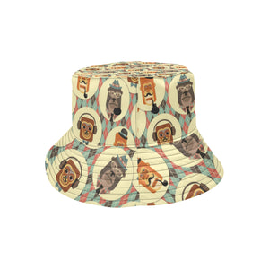 Monkey Pattern Unisex Bucket Hat