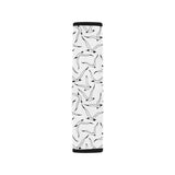 Seagull Pattern Print Design 04 Car Seat Belt Cover