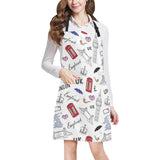 British Pattern Print Design 01 Adjustable Apron