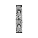 Siberian Husky Pattern Theme Car Seat Belt Cover