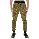 Saxophone Gold Pattern Unisex Casual Sweatpants