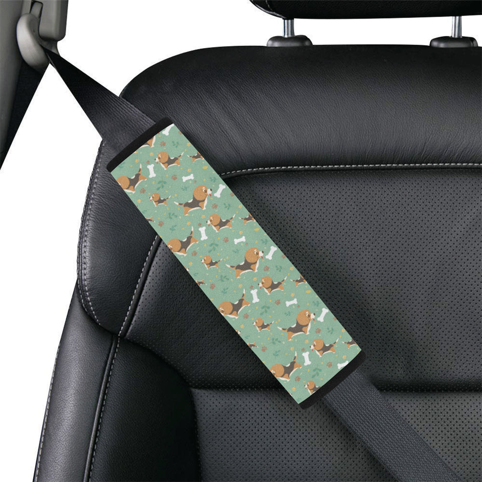 Beagle Bone Pattern Car Seat Belt Cover