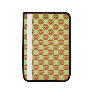 Hamburger Pattern Print Design 02 Car Seat Belt Cover