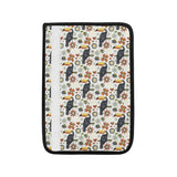 Toucan Flower Pattern Car Seat Belt Cover