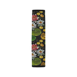 Lotus Waterlily Flower Pattern Background Car Seat Belt Cover