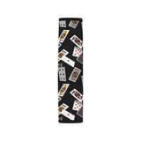 Casino Cards Suits Pattern Print Design 05 Car Seat Belt Cover