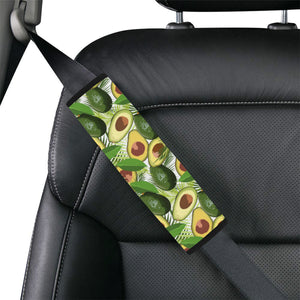 Avocado Leaves Pattern Car Seat Belt Cover