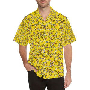 Duck Toy Pattern Print Design 04 Men's All Over Print Hawaiian Shirt (Model T58)