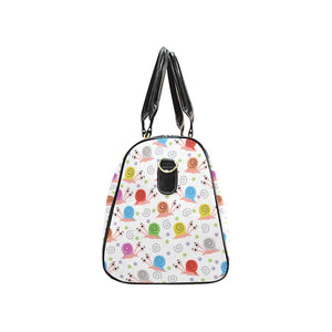 Snail Pattern Print Design 05 Travel Bag