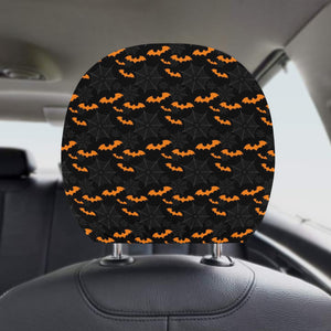 Cobweb Spider Web Bat Pattern Car Headrest Cover