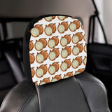 Onion Theme Pattern Car Headrest Cover