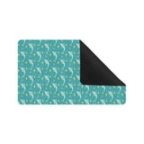 Swordfish Pattern Print Design 04 Doormat