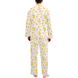 Tea pots Pattern Print Design 03 Men's Long Pajama Set