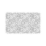 Gear Pattern Print Design 05 Doormat