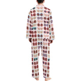 Sun Glasses Pattern Print Design 04 Men's Long Pajama Set