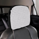 Brick Printed Pattern Print Design 03 Car Headrest Cover