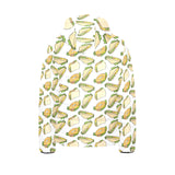 Sandwich Pattern Print Design 05 Kids' Boys' Girls' Padded Hooded Jacket