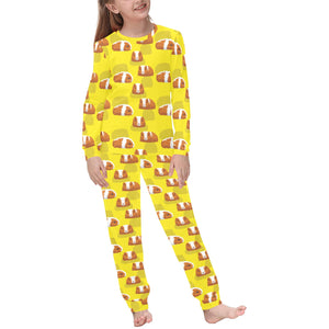 Guinea Pig Pattern Print Design 05 Kids' Boys' Girls' All Over Print Pajama Set