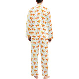 Goldfish Pattern Print Design 03 Men's Long Pajama Set