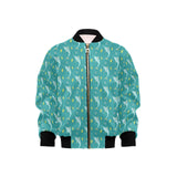 Swordfish Pattern Print Design 04 Kids' Boys' Girls' Bomber Jacket