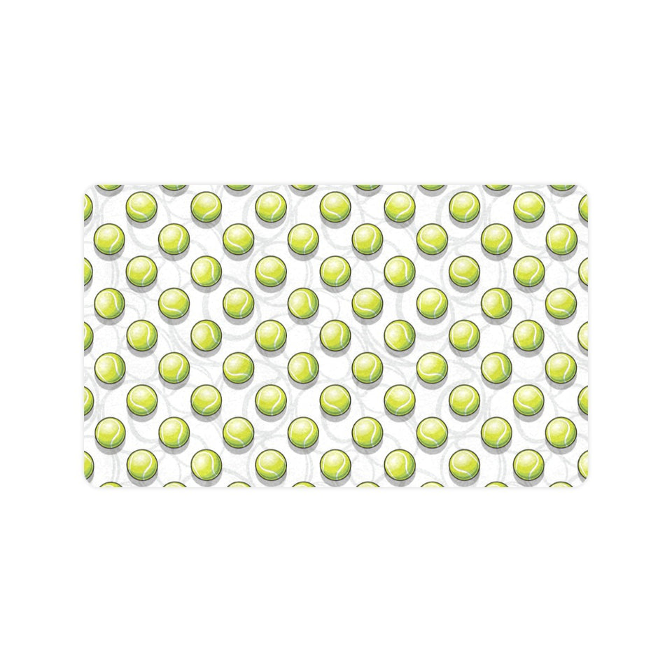 Tennis Pattern Print Design 05 Doormat