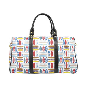 Surfboard Pattern Print Design 02 Travel Bag