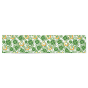 Horseshoes Pattern Print Design 05 Table Runner