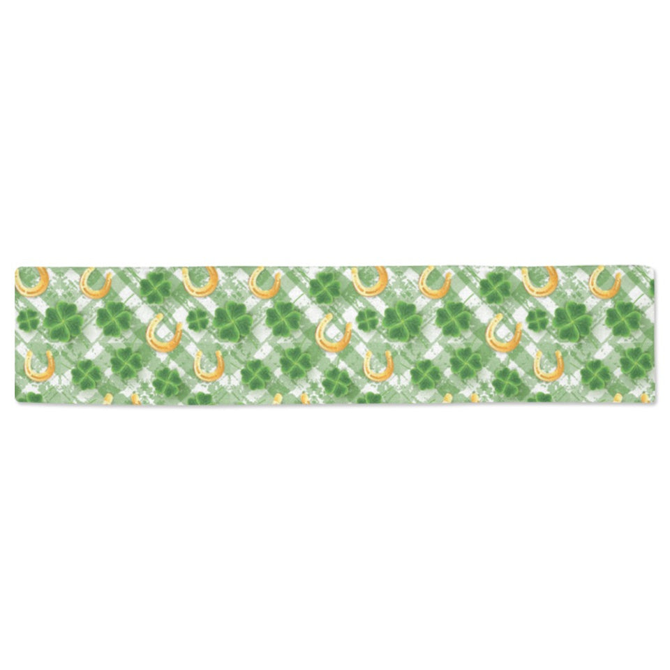 Horseshoes Pattern Print Design 05 Table Runner