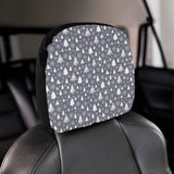 Snowflake Chirstmas Pattern Car Headrest Cover