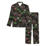 Bicycle Pattern Print Design 03 Men's Long Pajama Set