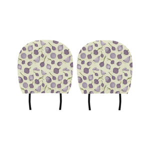 Onion Pattern Set Car Headrest Cover