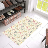 Teddy Bear Pattern Print Design 05 Doormat