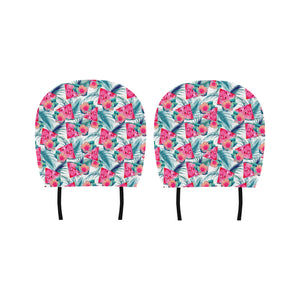 Watermelon Flower Pattern Car Headrest Cover