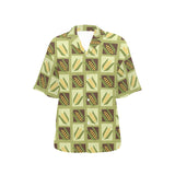 Corn Pattern Print Design 02 Women's All Over Print Hawaiian Shirt