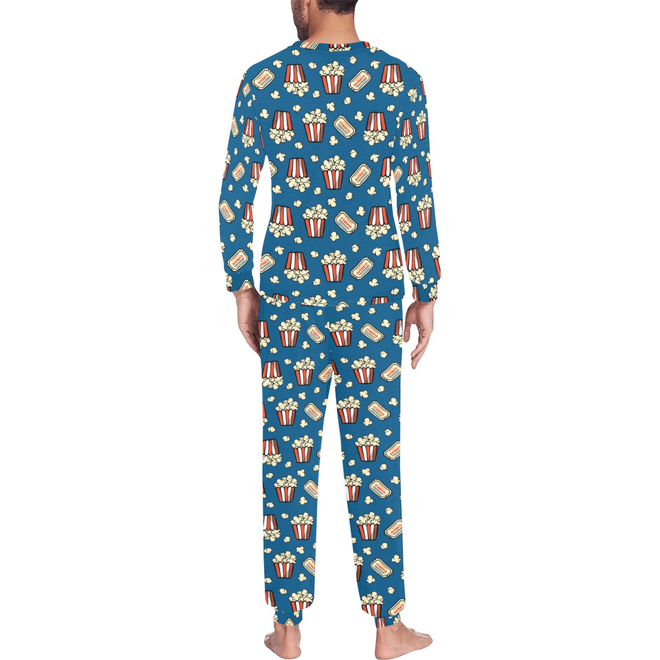 Popcorn Pattern Print Design 03 Men's All Over Print Pajama