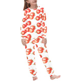 Tomato Water Color Pattern Kids' Boys' Girls' All Over Print Pajama Set