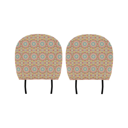 Indian Theme Pattern Car Headrest Cover