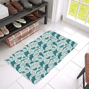 Stingray Pattern Print Design 01 Doormat