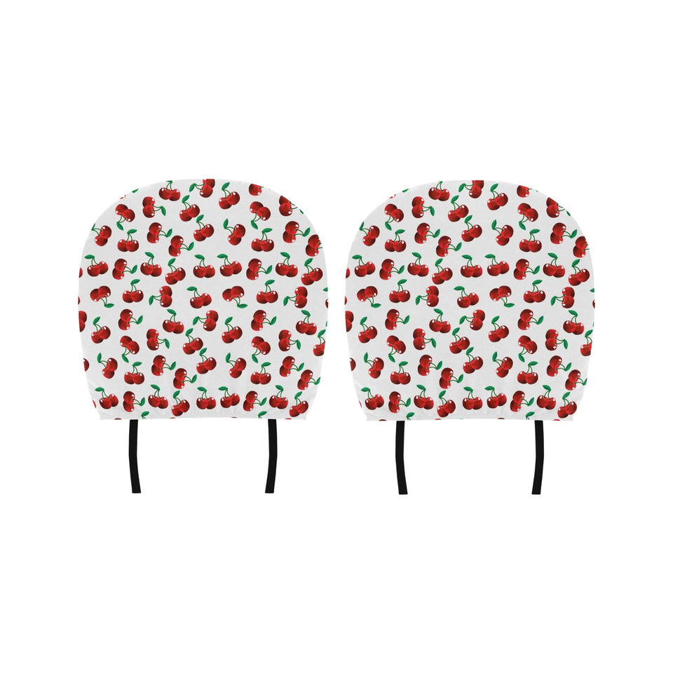 Cherry Pattern Car Headrest Cover