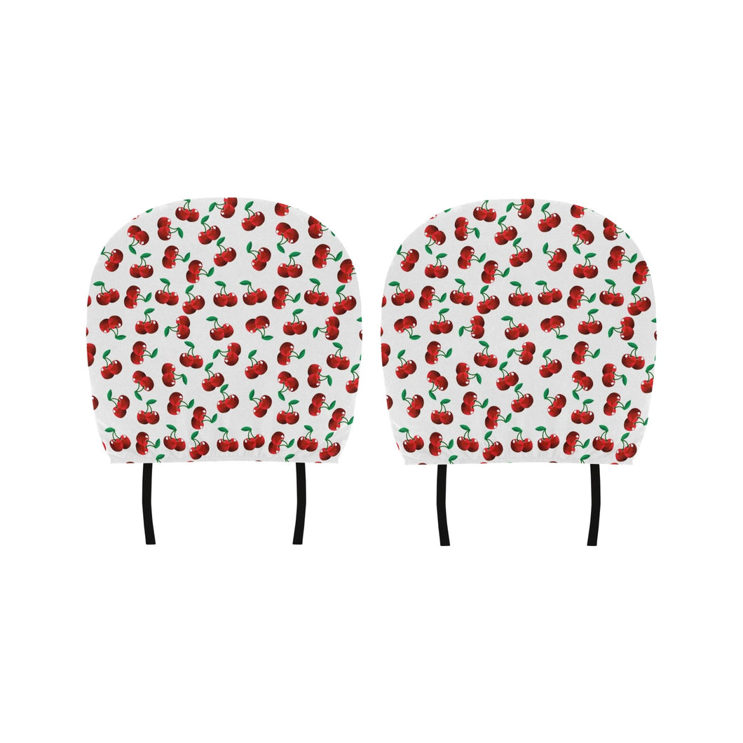 Cherry Pattern Car Headrest Cover