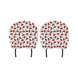 Cherry Pattern Car Headrest Cover