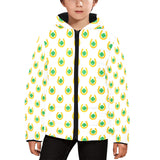 Horseshoes Pattern Print Design 03 Kids' Boys' Girls' Padded Hooded Jacket