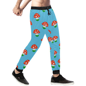 Mushroom Pokkadot Pattern Unisex Casual Sweatpants