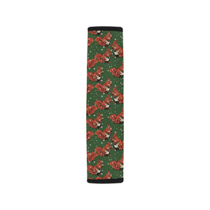 Squirrel Pattern Print Design 03 Car Seat Belt Cover