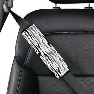 Gray Bengal Tiger Pattern Car Seat Belt Cover