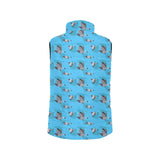 Pigeon Pattern Print Design 05 Men's Padded Vest