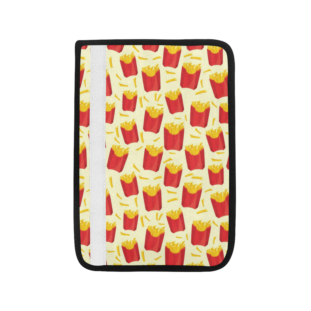 French Fries Pattern Theme Car Seat Belt Cover