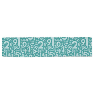 Math Pattern Print Design 05 Table Runner