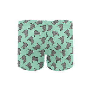 Piano Pattern Print Design 04 Men's Swimming Trunks