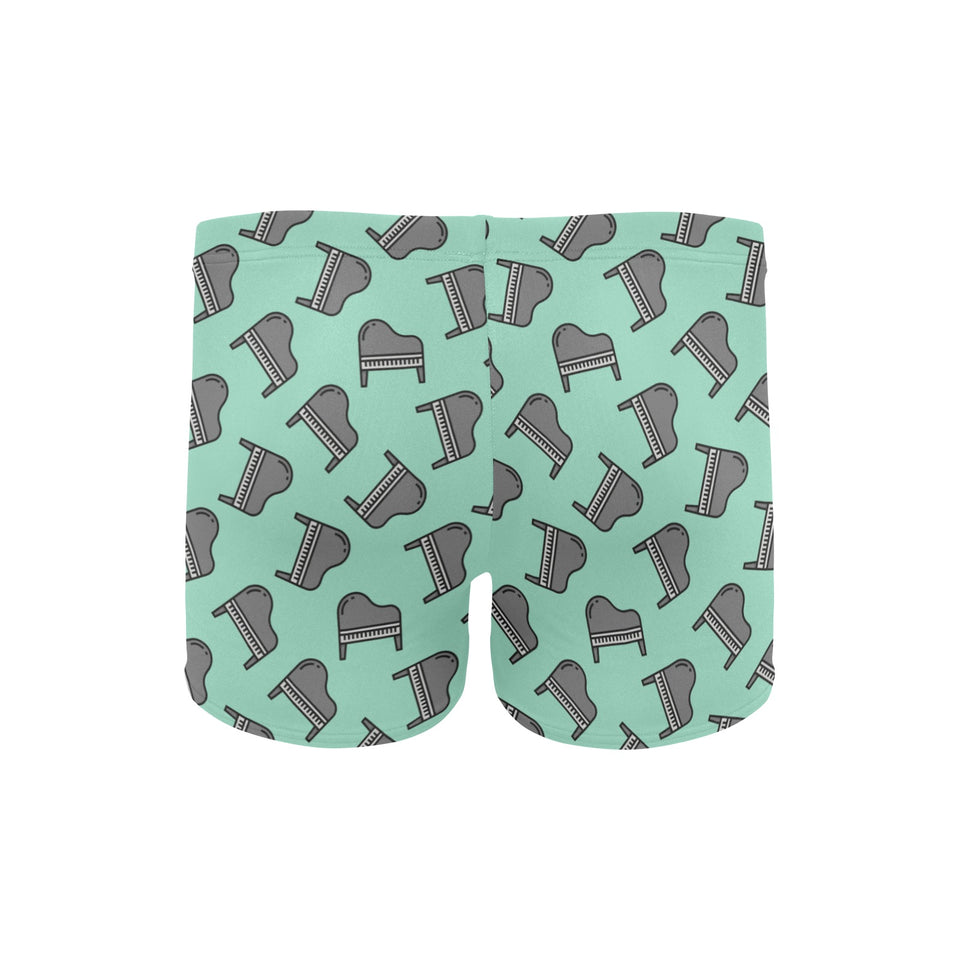 Piano Pattern Print Design 04 Men's Swimming Trunks